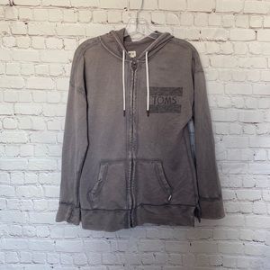 Toms Gray Zipper hoodie
